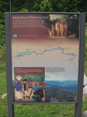 Daniel Boone Wilderness Trail Sign